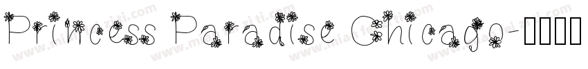 Princess Paradise Chicago字体转换